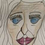 Alte Damen leben versunken in ihrer eigenen Welt. Sie rollern, ins Gespräch vertieft, über den Bürgersteig. Was wohl die Zukunft bringt?